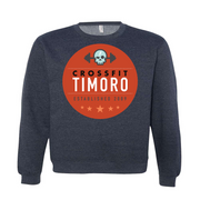 Mens 2X-Large CLASSIC_NAVY_HEATHER Midweight Sweatshirt