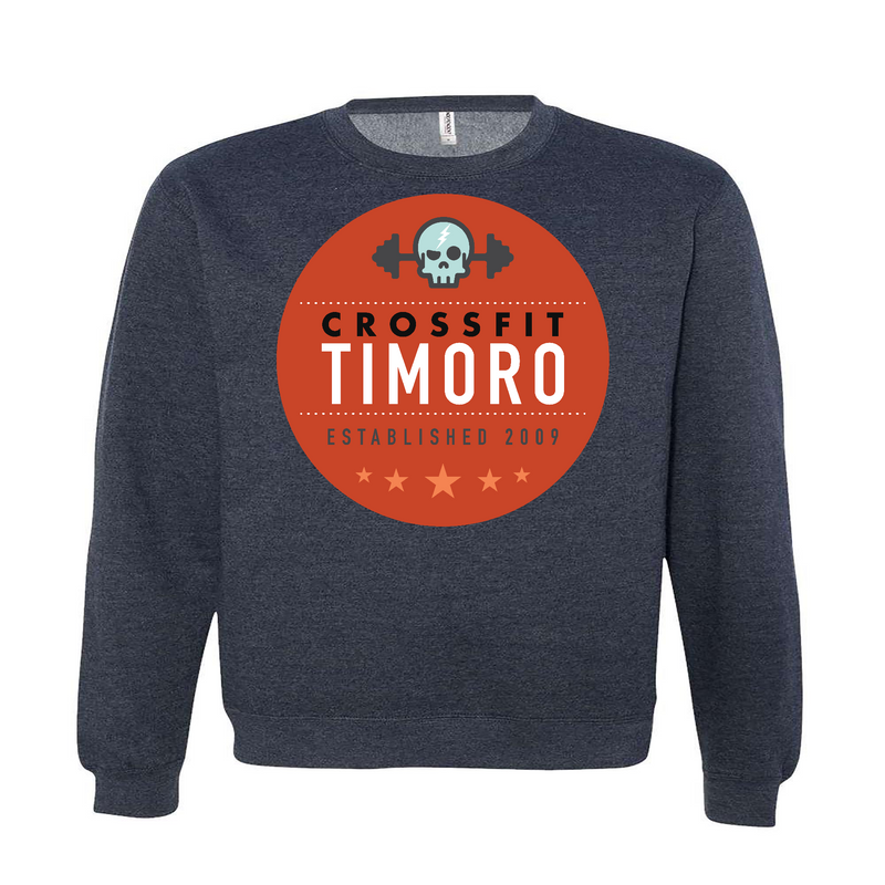 Mens 2X-Large CLASSIC_NAVY_HEATHER Midweight Sweatshirt