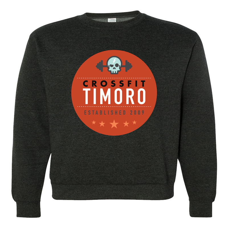 Mens 2X-Large CHARCOAL_HEATHER Midweight Sweatshirt
