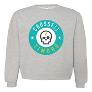 Mens 2X-Large GREY_HEATHER Midweight Sweatshirt