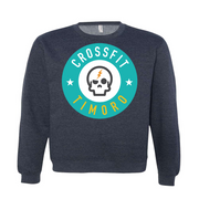 Mens 2X-Large CLASSIC_NAVY_HEATHER Midweight Sweatshirt