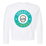 Mens 2X-Large WHITE Midweight Sweatshirt