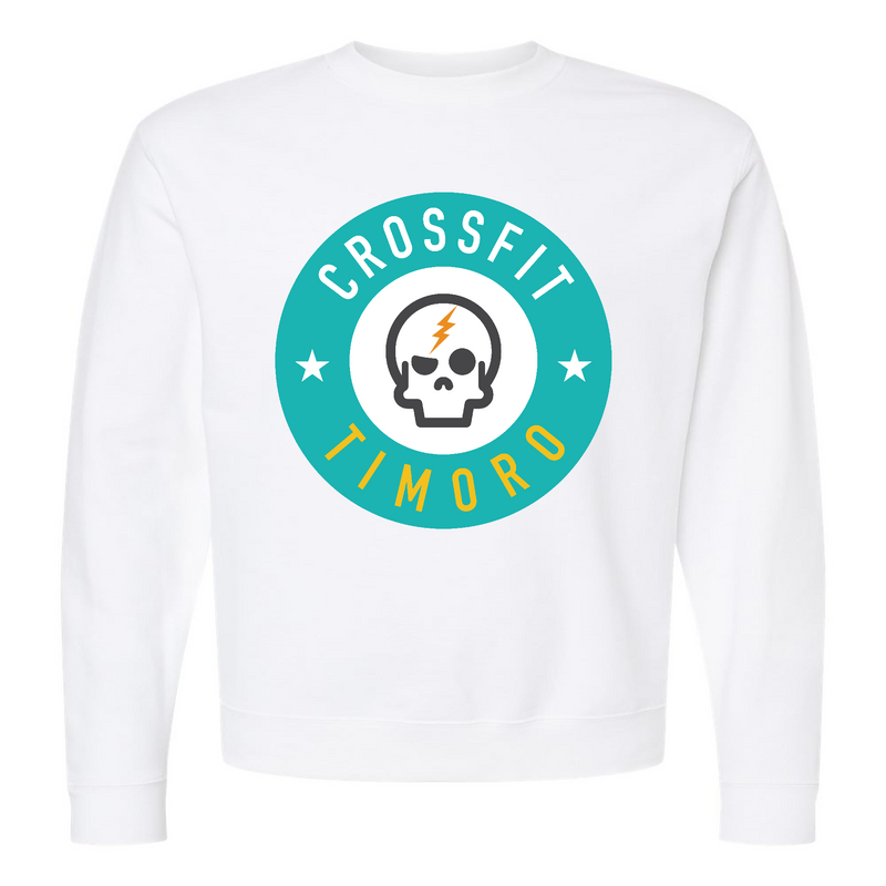 Mens 2X-Large WHITE Midweight Sweatshirt