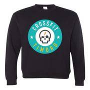 Mens 2X-Large BLACK Midweight Sweatshirt
