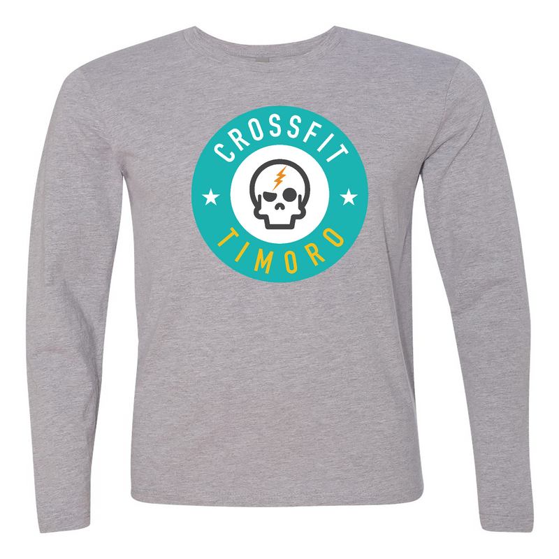 Mens 2X-Large HEATHER_GRAY Long Sleeve