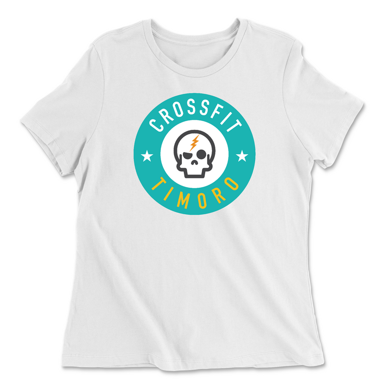Womens 2X-Large WHITE Relaxed Jersey T-Shirt