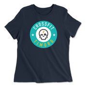 Womens 2X-Large NAVY Relaxed Jersey T-Shirt