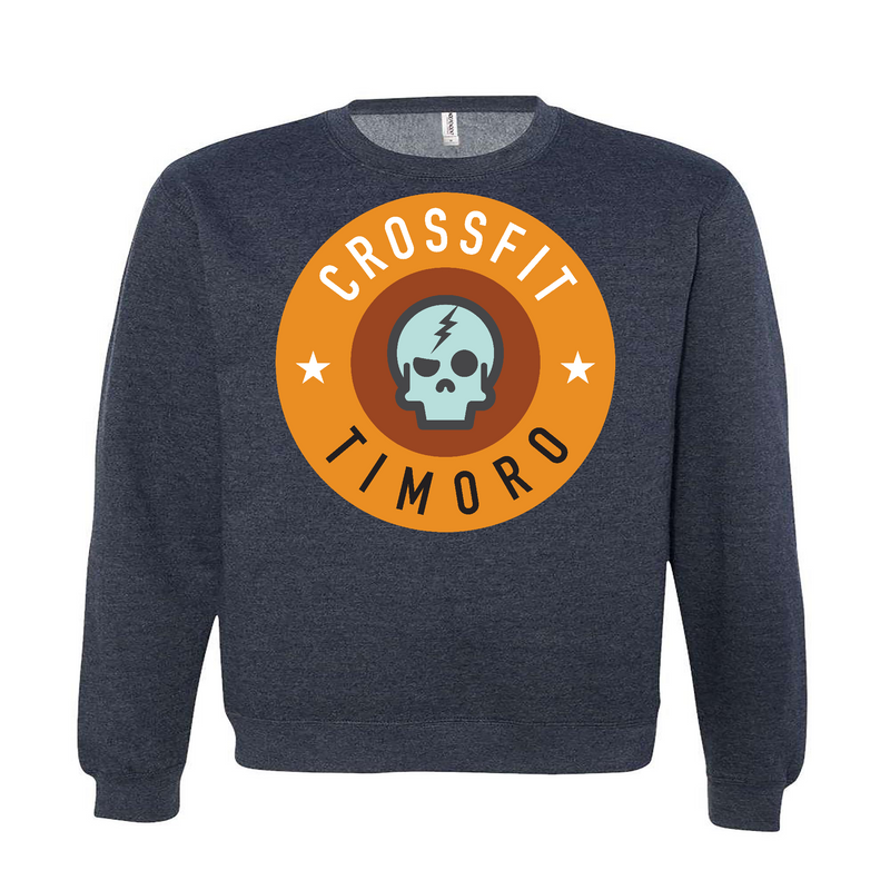 Mens 2X-Large CLASSIC_NAVY_HEATHER Midweight Sweatshirt