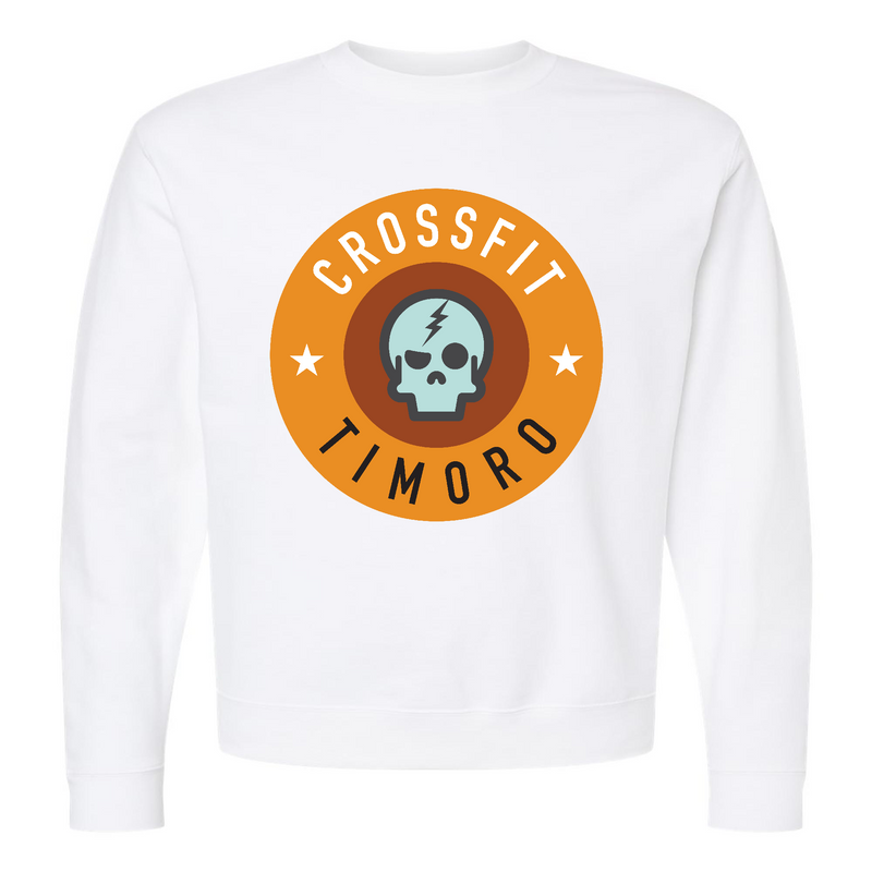 Mens 2X-Large WHITE Midweight Sweatshirt