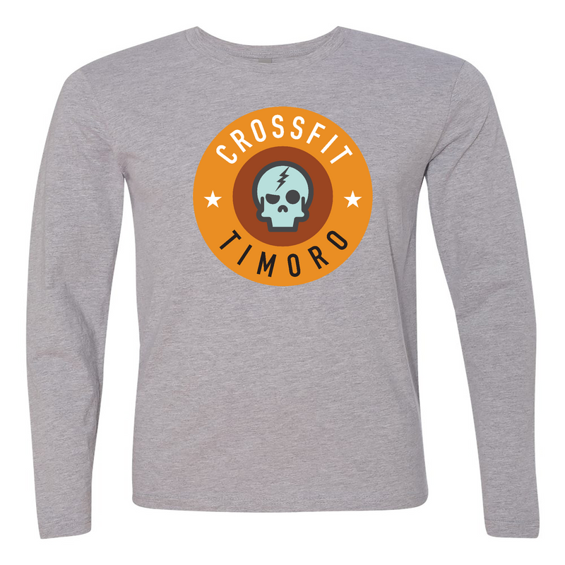 Mens 2X-Large HEATHER_GRAY Long Sleeve