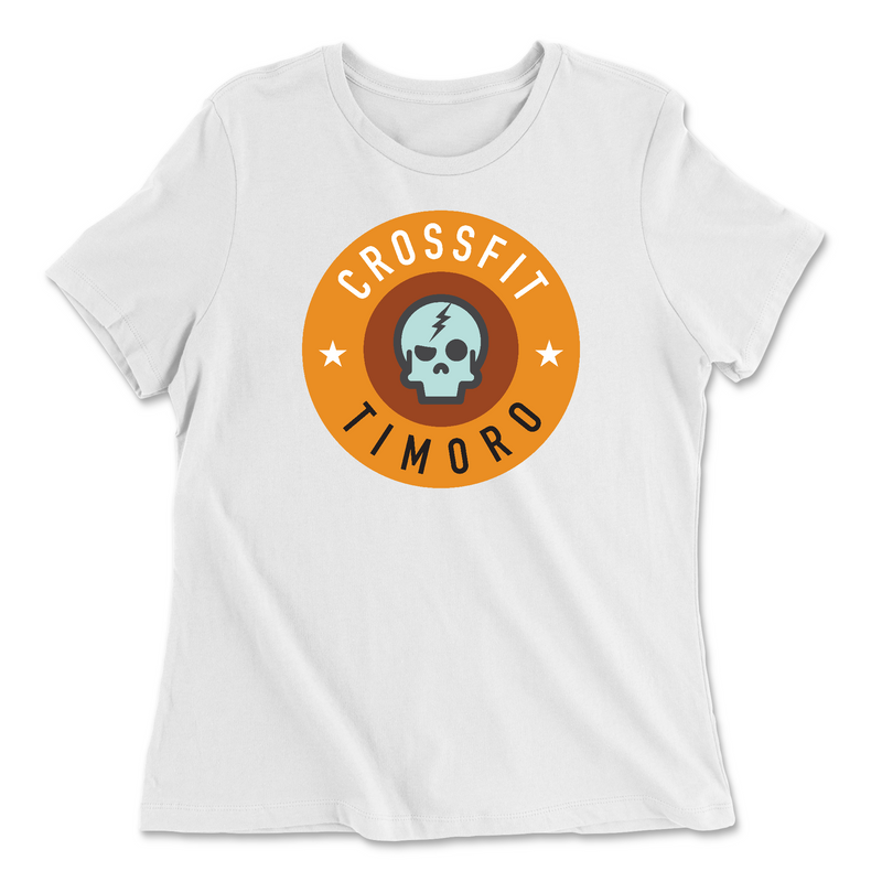 Womens 2X-Large WHITE Relaxed Jersey T-Shirt