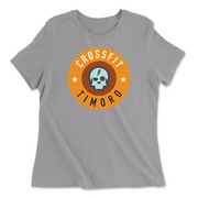 Womens 2X-Large SOLID_ATHLETIC_GREY Relaxed Jersey T-Shirt