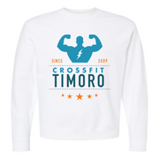 Mens 2X-Large WHITE Midweight Sweatshirt