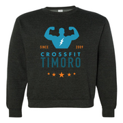 Mens 2X-Large CHARCOAL_HEATHER Midweight Sweatshirt