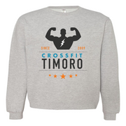 Mens 2X-Large GREY_HEATHER Midweight Sweatshirt