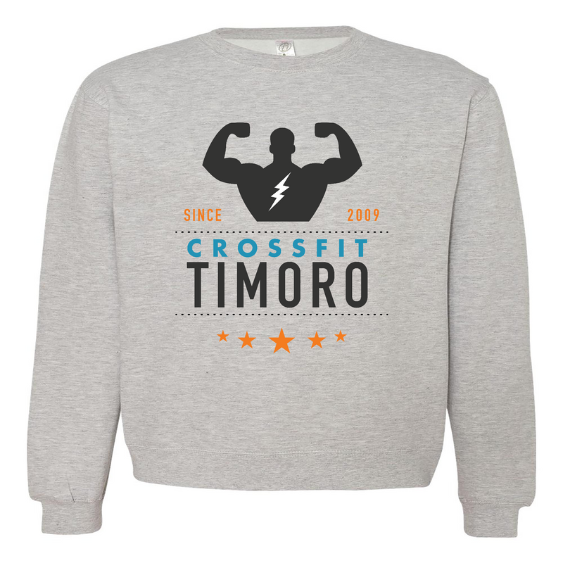 Mens 2X-Large GREY_HEATHER Midweight Sweatshirt