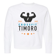 Mens 2X-Large WHITE Midweight Sweatshirt