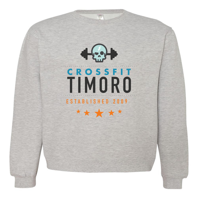 Mens 2X-Large GREY_HEATHER Midweight Sweatshirt