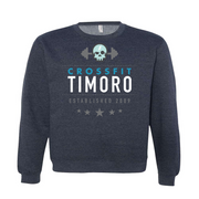 Mens 2X-Large CLASSIC_NAVY_HEATHER Midweight Sweatshirt
