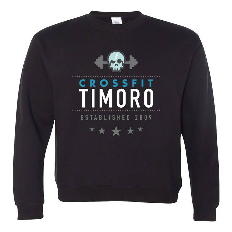 Mens 2X-Large BLACK Midweight Sweatshirt
