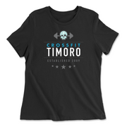 Womens 2X-Large BLACK Relaxed Jersey T-Shirt