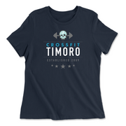 Womens 2X-Large NAVY Relaxed Jersey T-Shirt