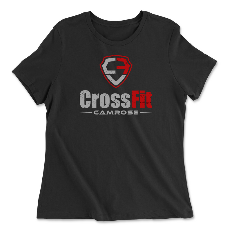 Womens 2X-Large BLACK Relaxed Jersey T-Shirt