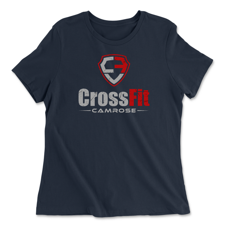 Womens 2X-Large NAVY Relaxed Jersey T-Shirt