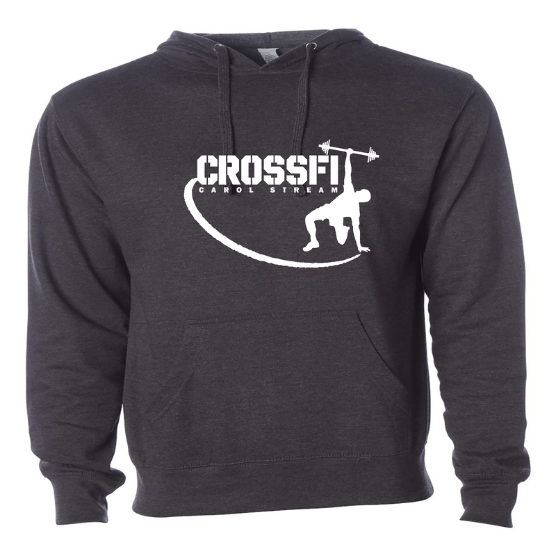 Mens 2X-Large CHARCOAL_HEATHER Hoodie