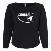 Womens 2X-Large BLACK CrewNeck
