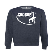 Mens 2X-Large CLASSIC_NAVY_HEATHER Midweight Sweatshirt
