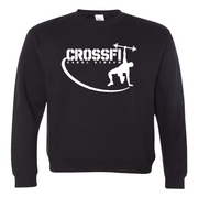 Mens 2X-Large BLACK Midweight Sweatshirt