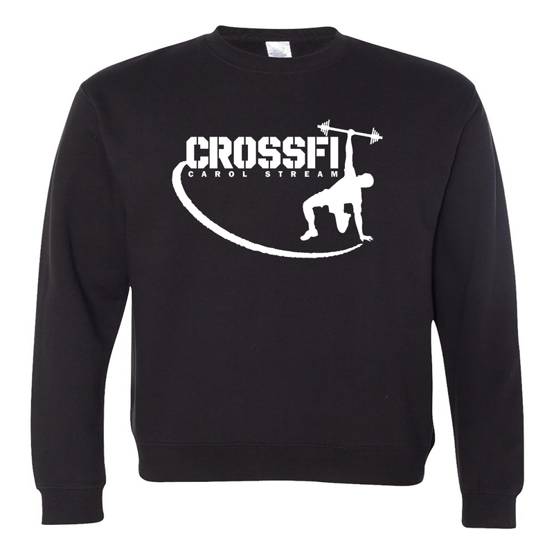 Mens 2X-Large BLACK Midweight Sweatshirt