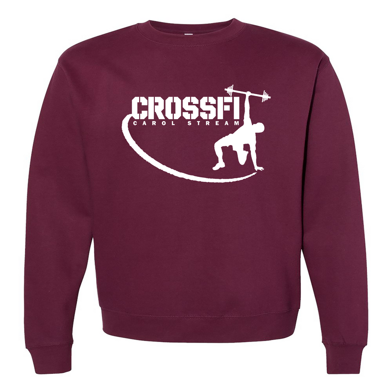 Mens 2X-Large MAROON Midweight Sweatshirt