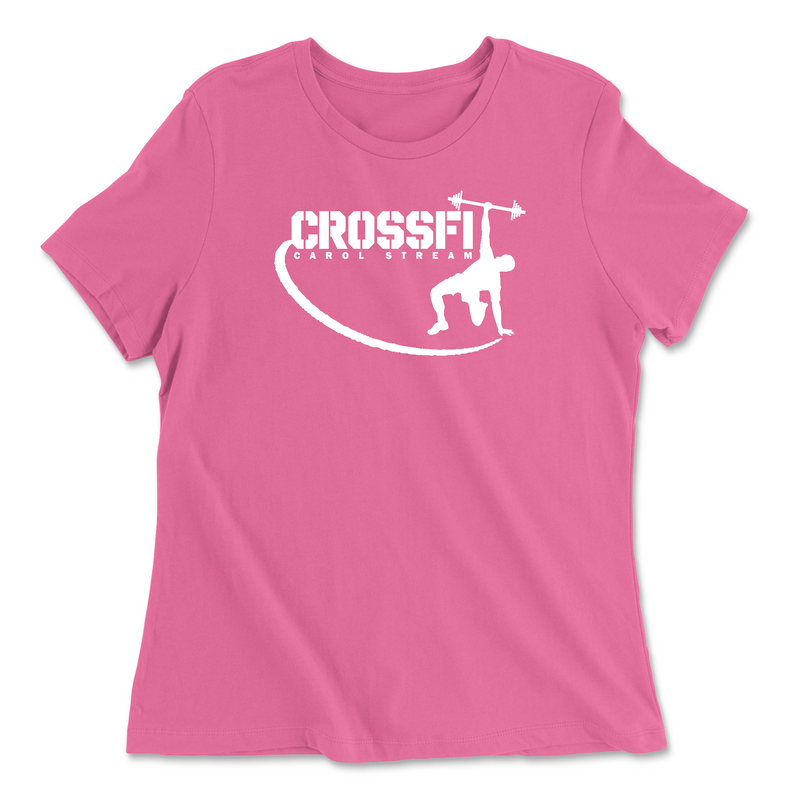 Womens 2X-Large CHARITY_PINK Relaxed Jersey T-Shirt