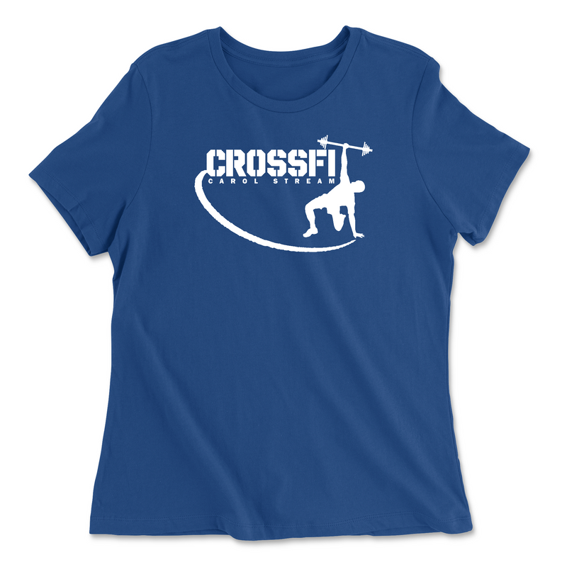 Womens 2X-Large TRUE_ROYAL Relaxed Jersey T-Shirt