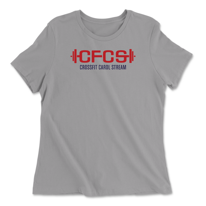 CrossFit Carol Stream Barbell Womens - Relaxed Jersey T-Shirt