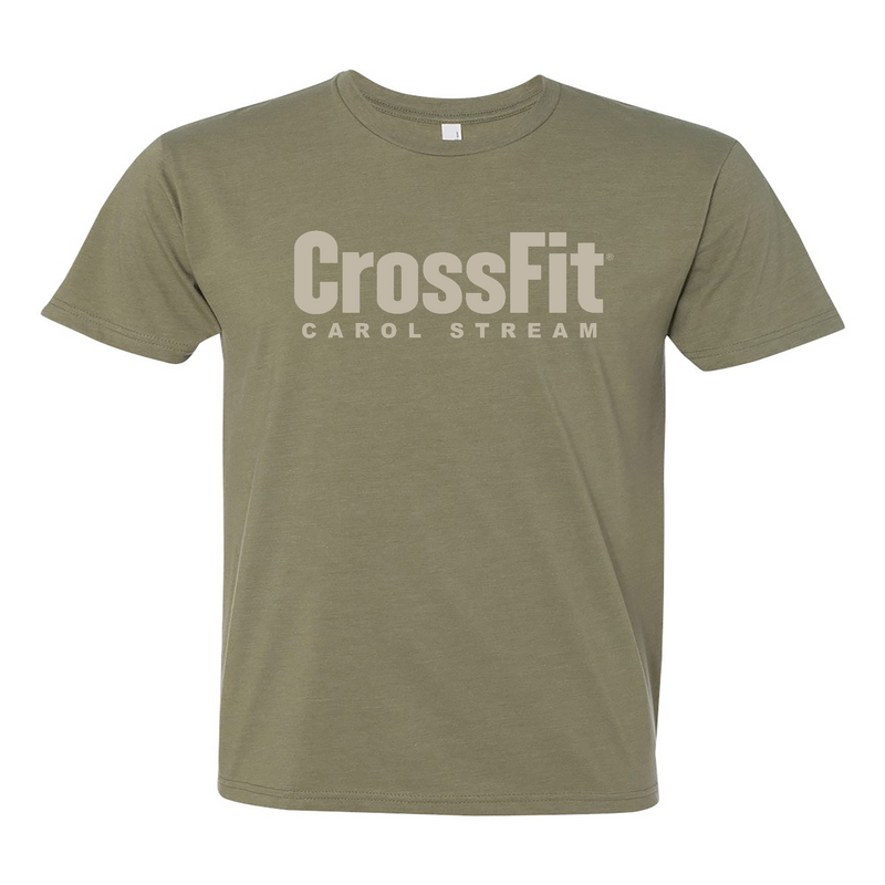 CrossFit Carol Stream Gray Mens - T-Shirt