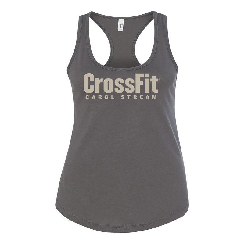 CrossFit Carol Stream Gray Womens - Tank Top