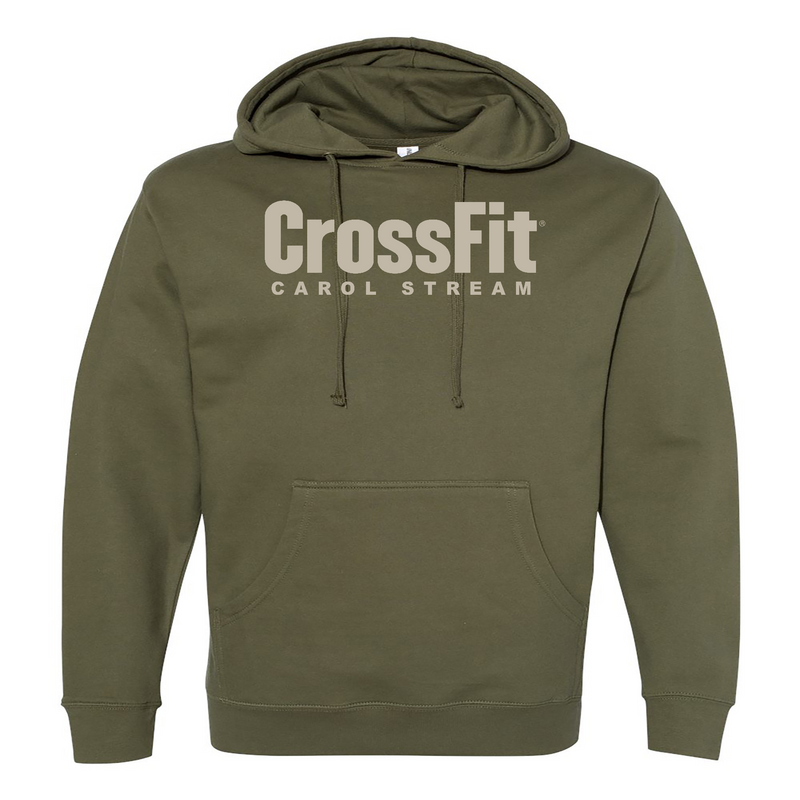 CrossFit Carol Stream Gray Mens - Hoodie
