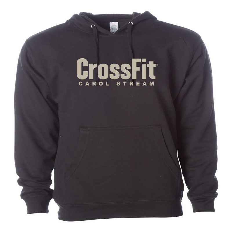 CrossFit Carol Stream Gray Mens - Hoodie