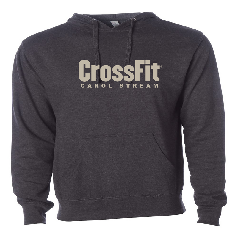 CrossFit Carol Stream Gray Mens - Hoodie