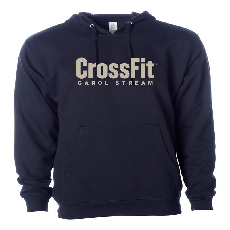 CrossFit Carol Stream Gray Mens - Hoodie