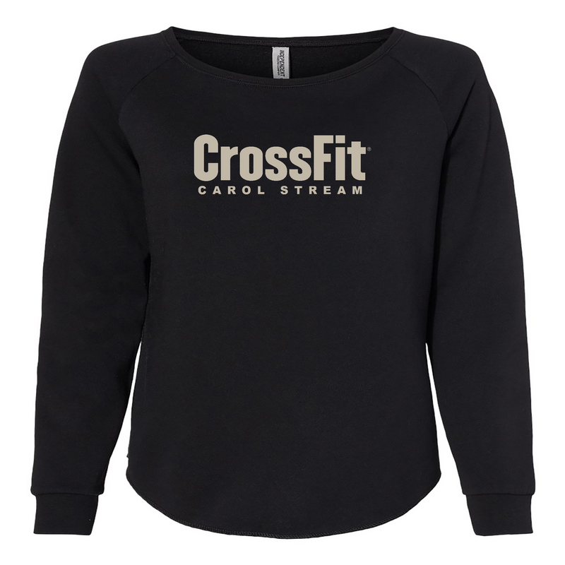 CrossFit Carol Stream Gray Womens - CrewNeck