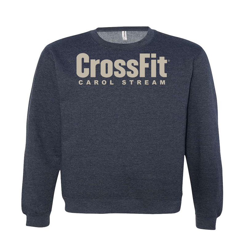 CrossFit Carol Stream Gray Mens - Midweight Sweatshirt