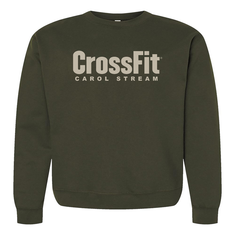 CrossFit Carol Stream Gray Mens - Midweight Sweatshirt