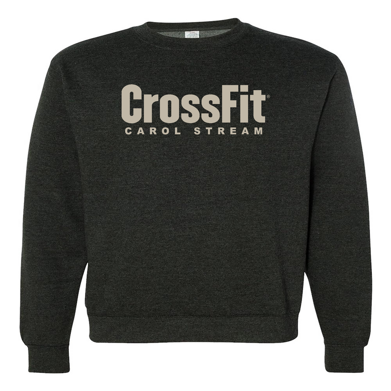 CrossFit Carol Stream Gray Mens - Midweight Sweatshirt
