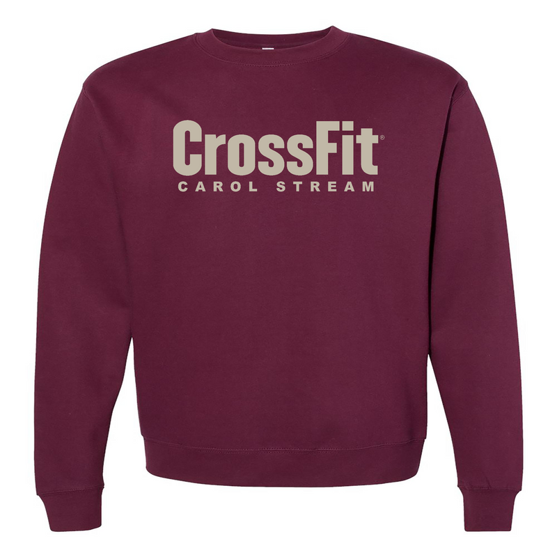 CrossFit Carol Stream Gray Mens - Midweight Sweatshirt