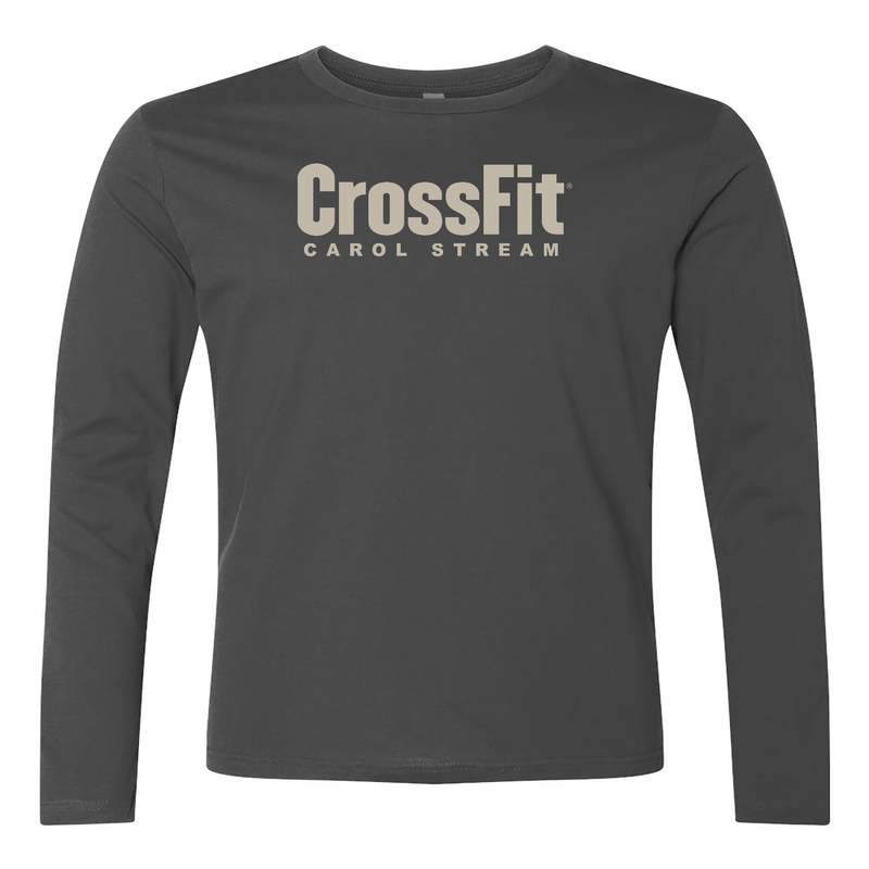 CrossFit Carol Stream Gray Mens - Long Sleeve