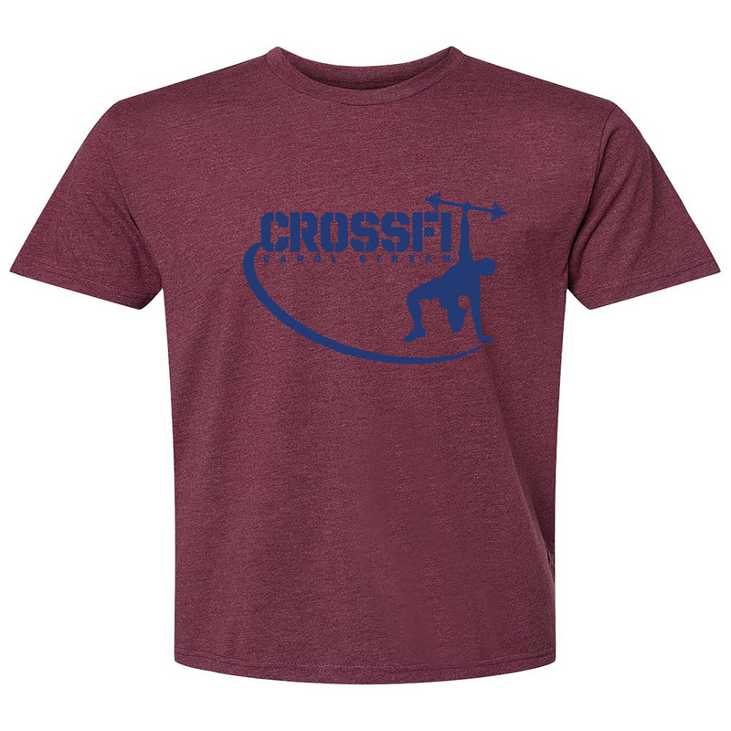 Mens 2X-Large HEATHER_MAROON T-Shirt